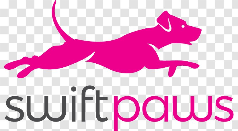 Dog Canidae Logo Lure Coursing Clip Art - Pink - Indoor Vendor Booth Transparent PNG