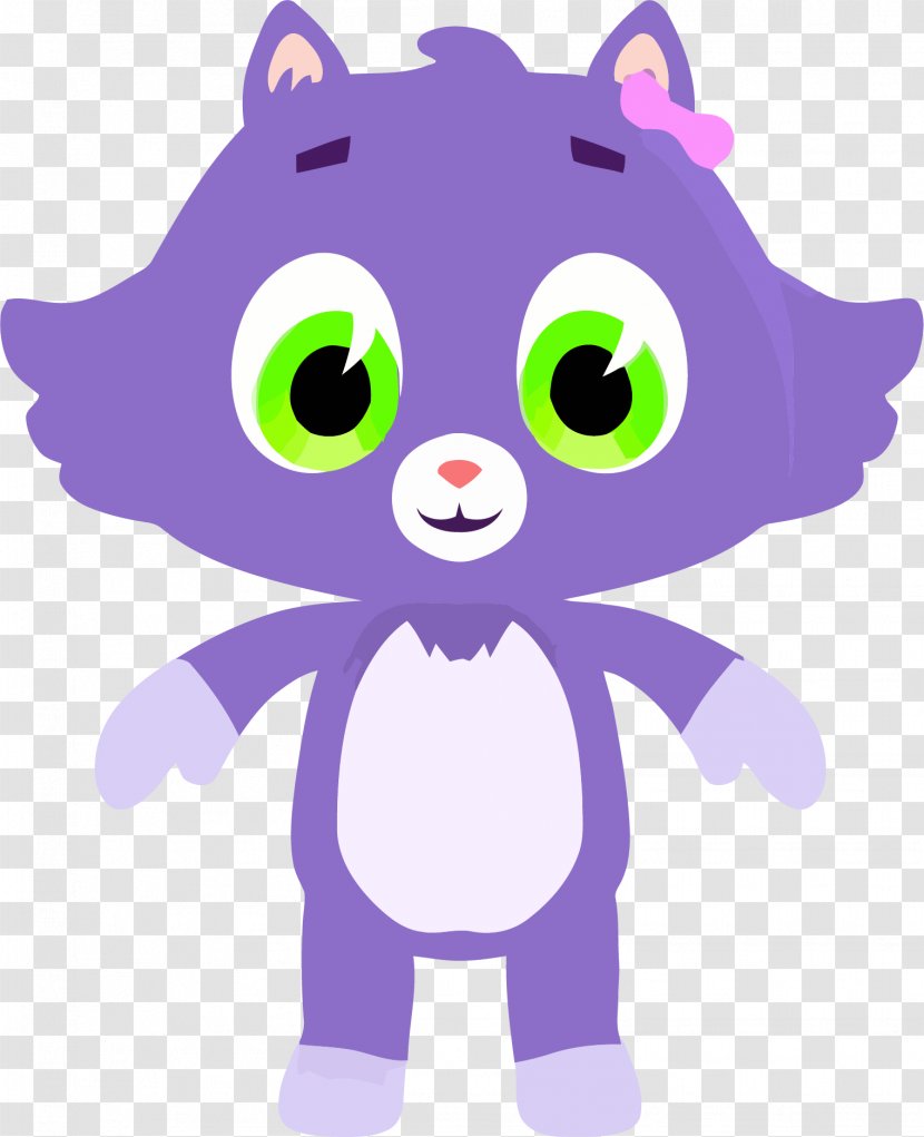 Cat Clip Art Openclipart Free Content Royalty-free - Purple Transparent PNG