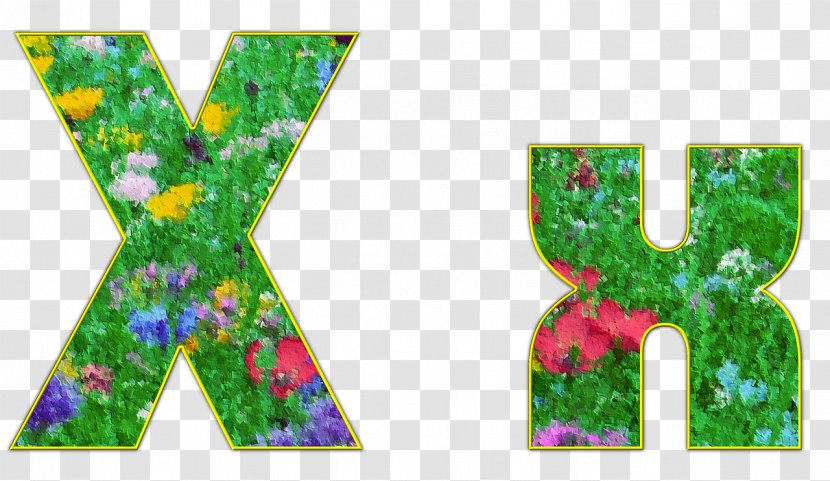 Ecosystem Meadow Lawn Tree Font - Grass - X Alphabet Transparent PNG