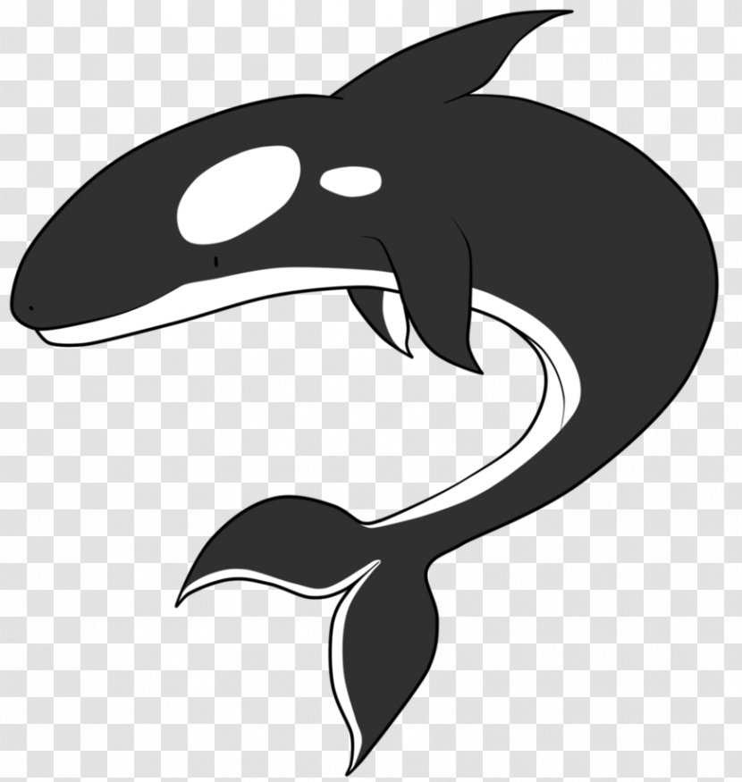 Dolphin Silhouette Black Cartoon Clip Art - Mammal - Dont Know Transparent PNG