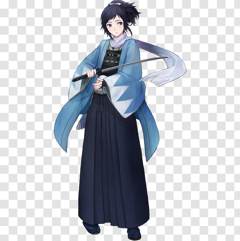 Touken Ranbu Sword Dance Cosplay Costume - Watercolor Transparent PNG