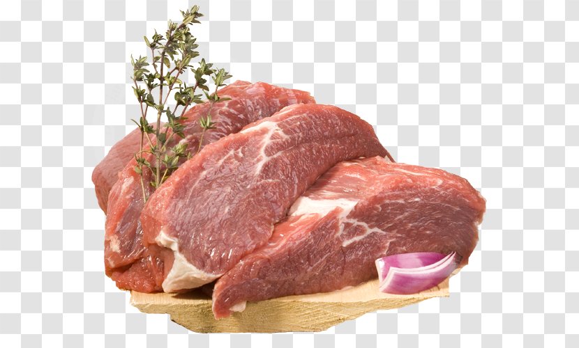 Sirloin Steak Ham Game Meat Prosciutto Bresaola - Watercolor Transparent PNG