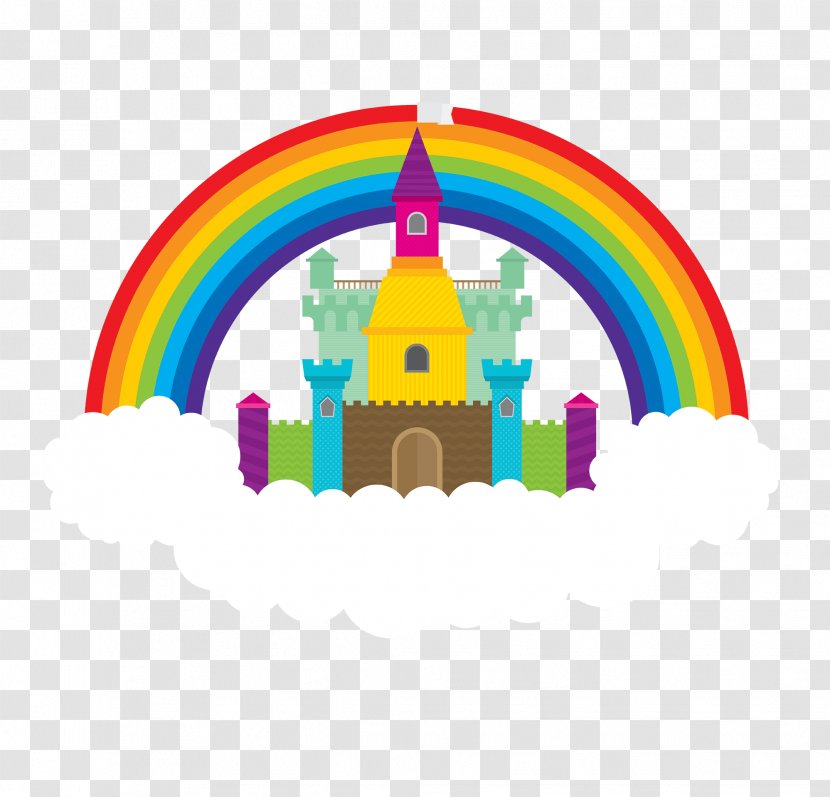 Rainbow Room Castle Euclidean Vector - Under The Transparent PNG