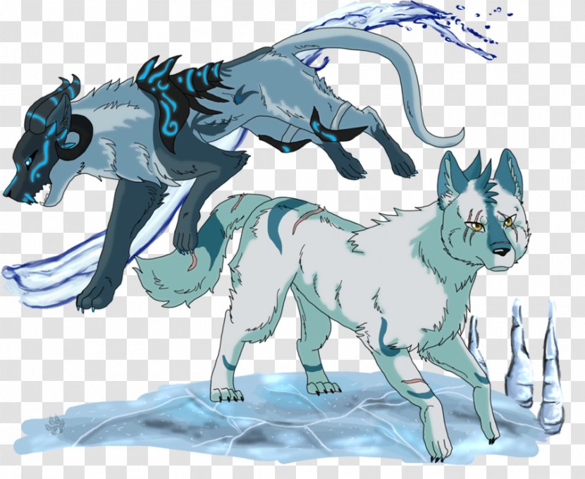 Canidae Horse Dog Mammal - Flower - Ice And Water Transparent PNG