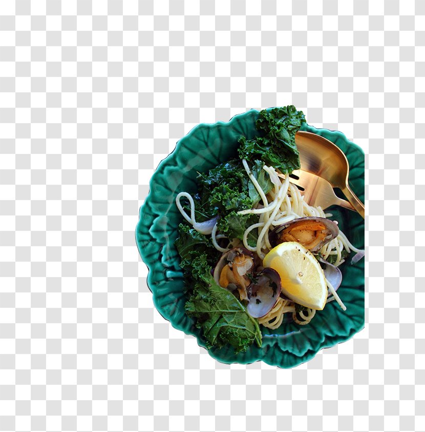 Vegetarian Cuisine Download - Dish - When Vegetables Seafood Pasta Transparent PNG