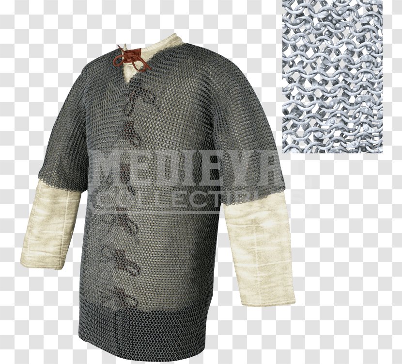 T-shirt Hauberk Mail Sleeve Ring - Costume Transparent PNG