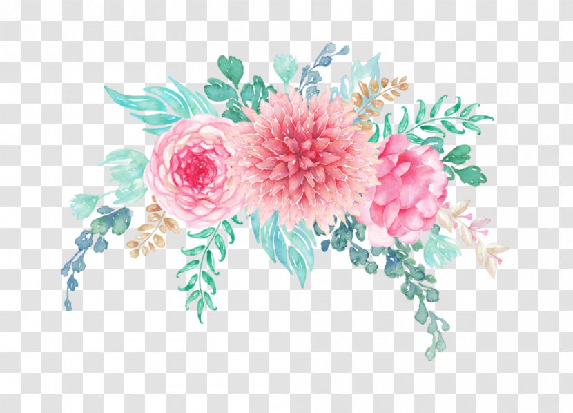 Watercolor Painting Illustration Vector Graphics - Rose - Youth Border Shading Transparent PNG