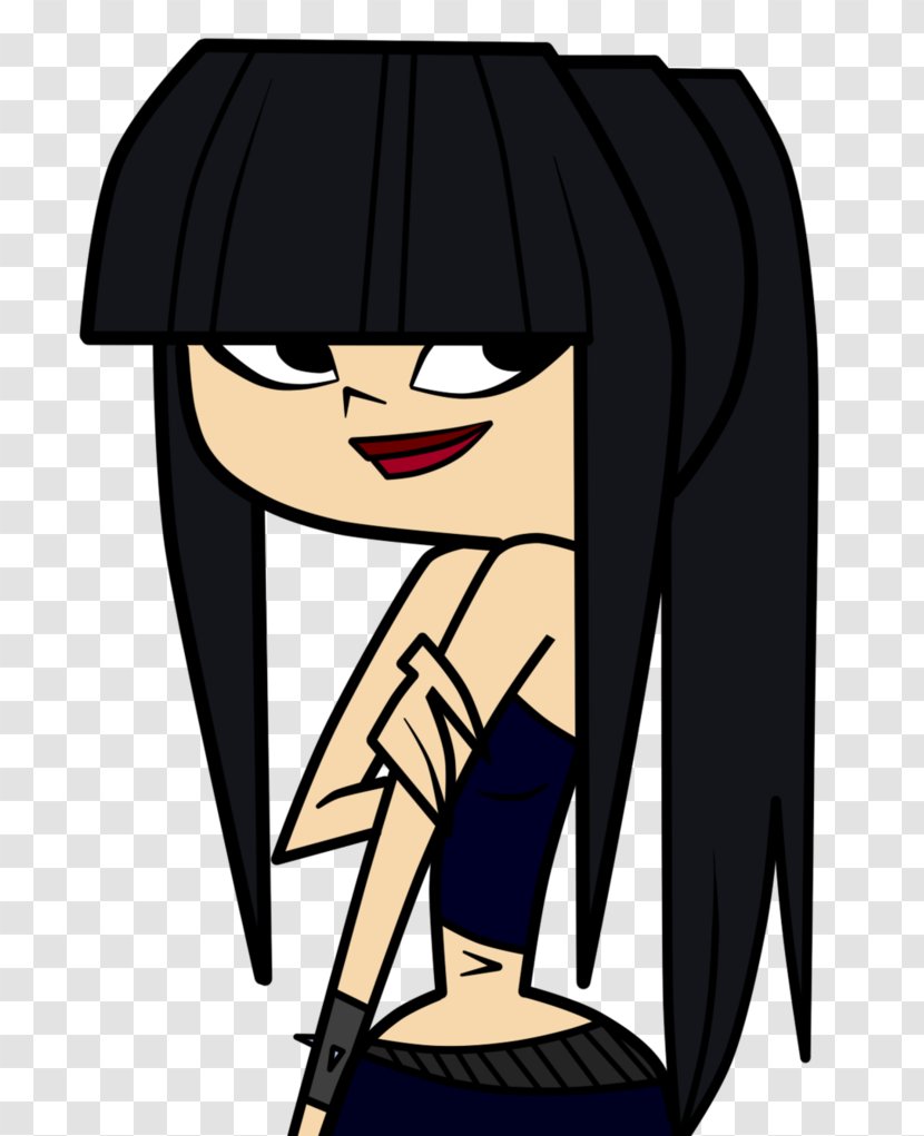 Goth Subculture Total Drama Island Reality Television Art - Cartoon - Flower Transparent PNG