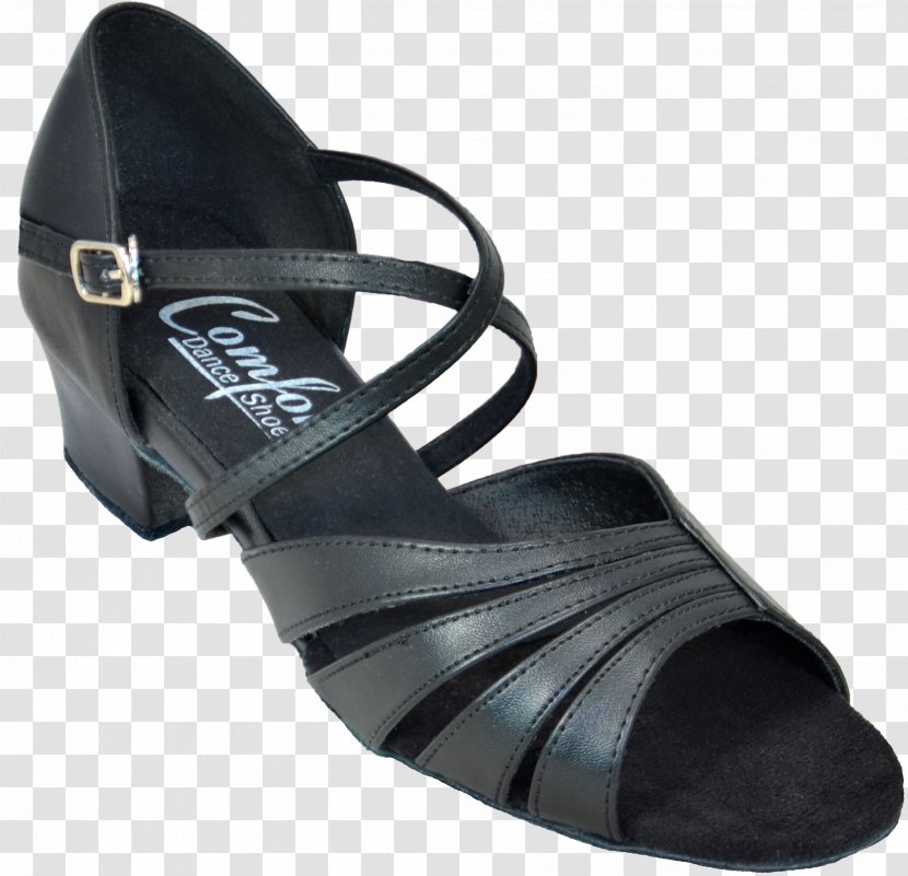 Comfort Dance Shoes Latin Jazz Shoe - Walking - Black Leather Transparent PNG