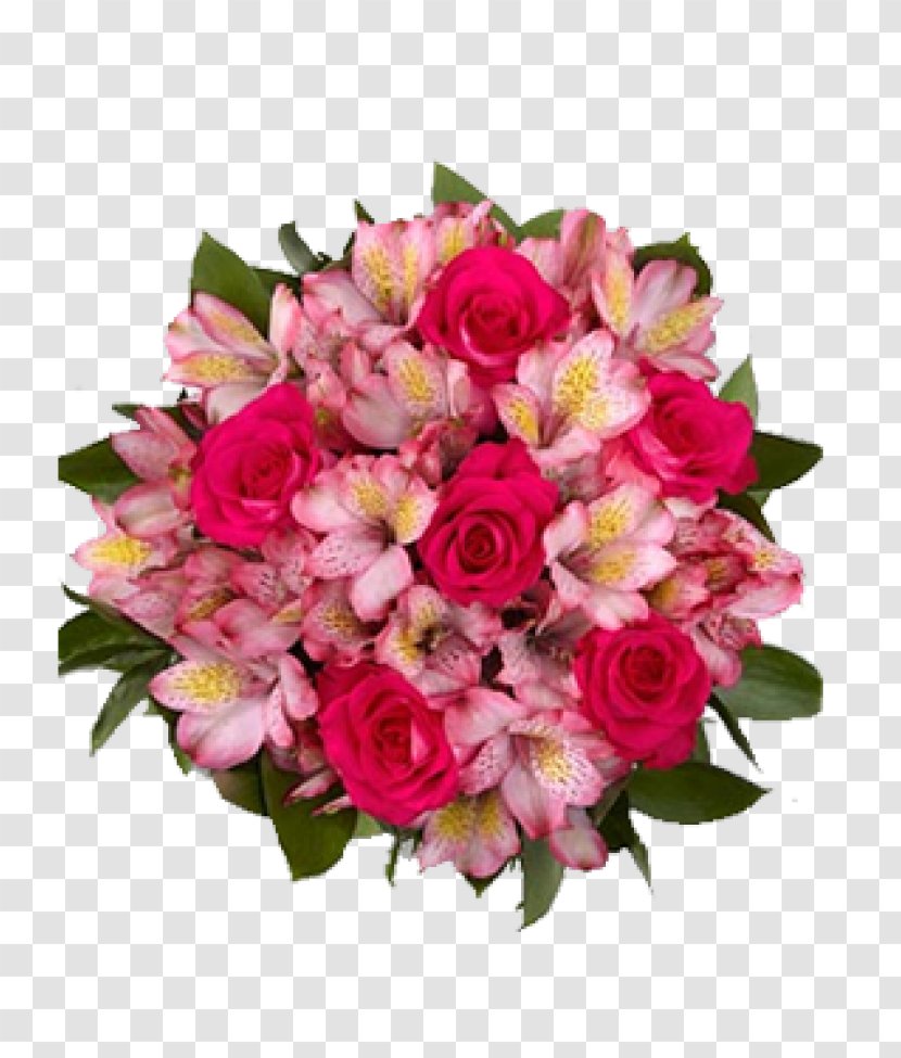 Simply Pink Flower Bouquet Floristry Delivery - Flowering Plant Transparent PNG