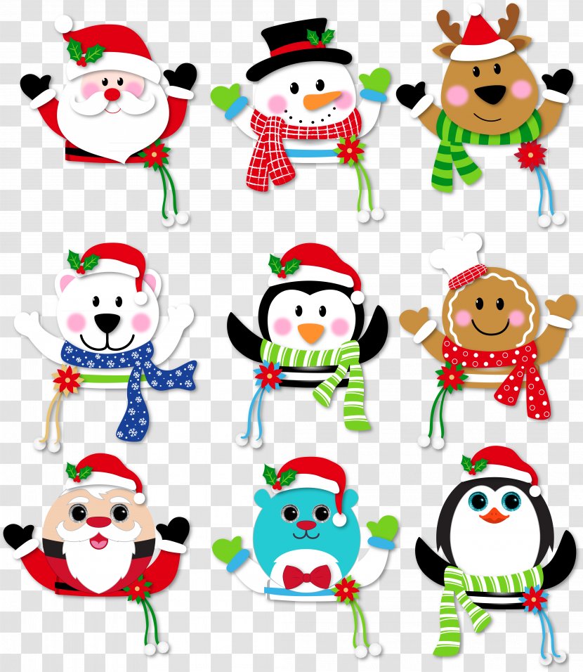Santa Claus Feliz Natal Christmas Ornament - Snowman - Animation Transparent PNG