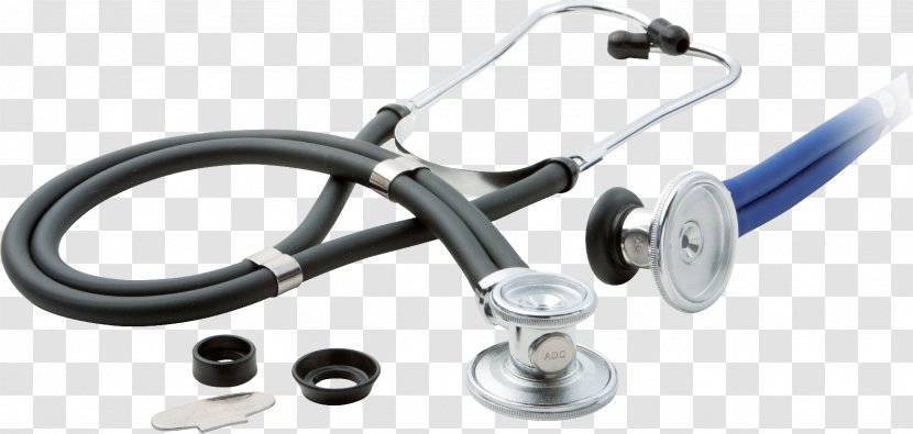 Stethoscope Cardiology Nursing Medical Equipment Medicine - Blue Transparent PNG
