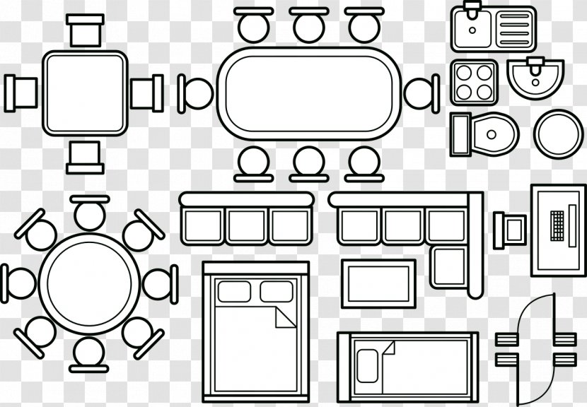 Drawing Floor Plan - House - Design Transparent PNG