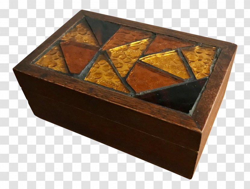 Casket Box Jewellery Glass Amber - Gold Transparent PNG