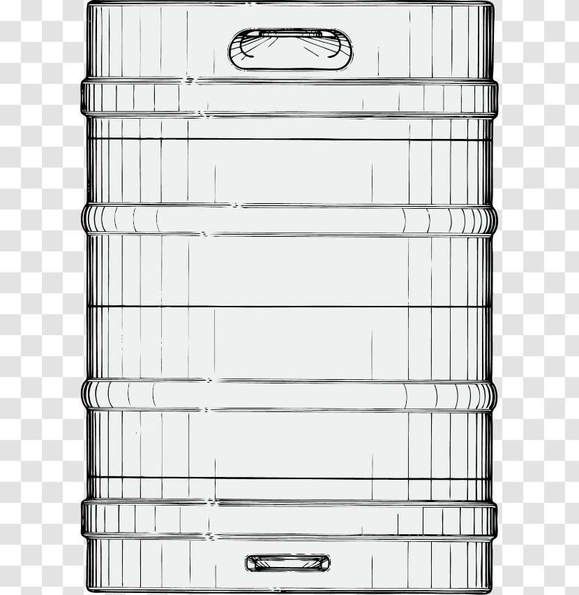 Beer Cask Ale Keg Barrel - Cartoon - Vector Art Transparent PNG