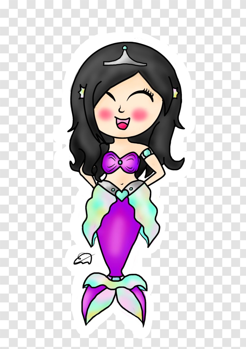 Drama Mask Clip Art - Silhouette - Mermaid Tale Transparent PNG