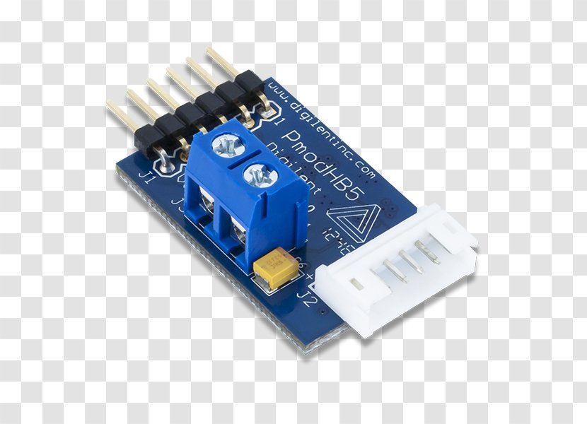 Pmod Interface Electronics Arduino Pin Header H Bridge - Hardware - Robot Circuit Board Transparent PNG