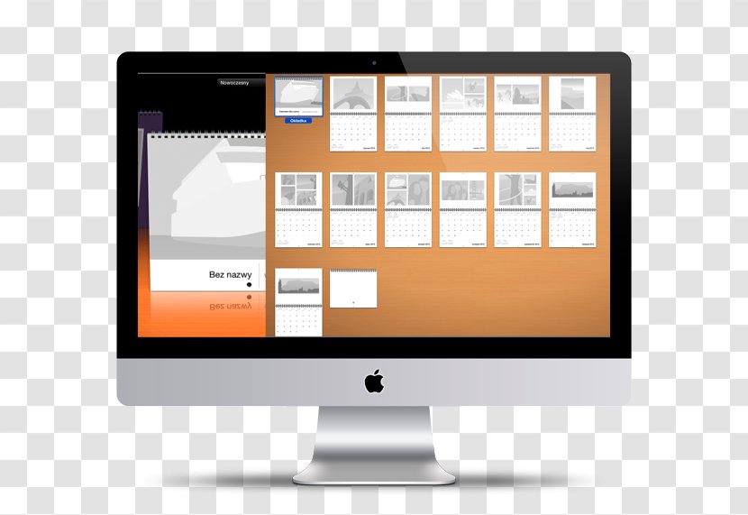Graphic Design Web Business Advertising - Mockup Imac Transparent PNG