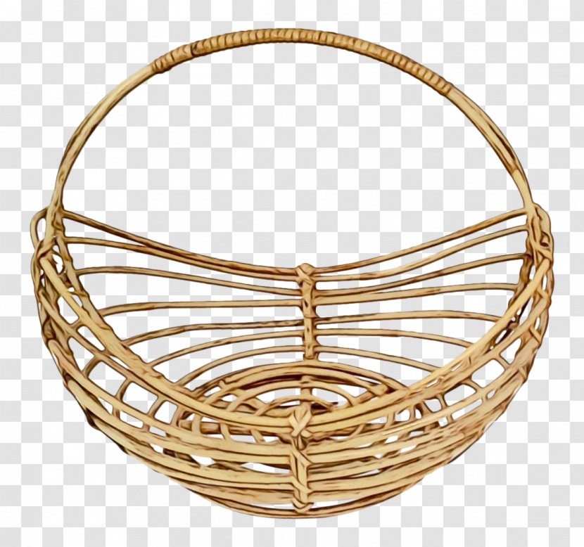 Bamboo Cartoon - Chair - Oval Storage Basket Transparent PNG