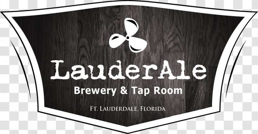 LauderAle Brewery Fort Lauderdale Logo Bar - Beer Hand Transparent PNG