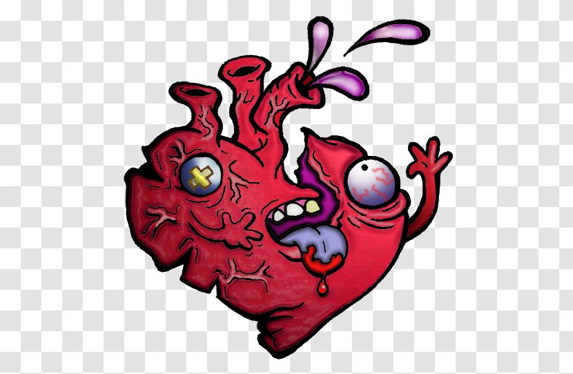 Cartoon Plant Character Clip Art - Heart Transparent PNG