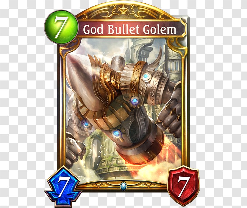 Shadowverse Golem Collectible Card Game Tempest Of The Gods No - Pc - Carriage Gold Transparent PNG