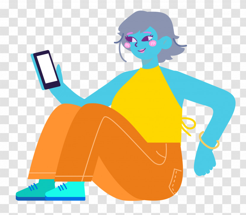 Sitting Sitting On Floor Transparent PNG