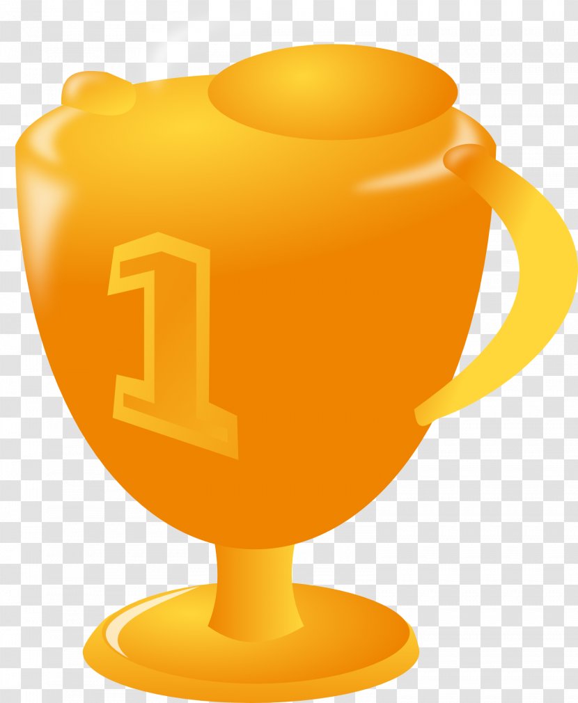 Award Trophy Clip Art - Coffee Cup Transparent PNG