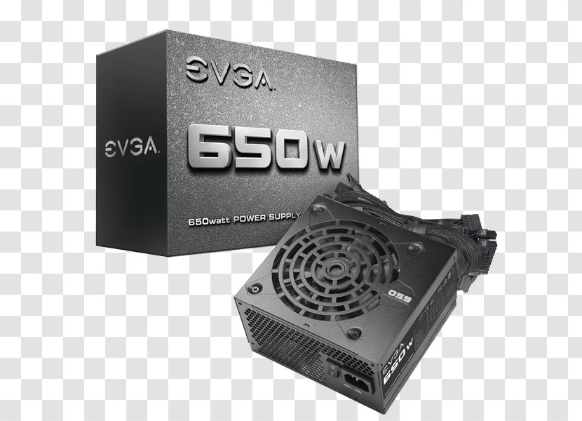 Power Supply Unit EVGA Corporation 80 Plus Converters ATX - Gaming Computer - 1 Year Warranty Transparent PNG