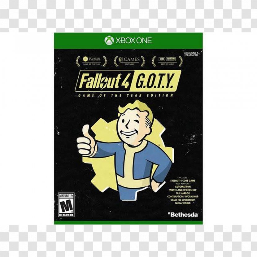 Fallout 4 Minecraft PlayStation Video Games Xbox One Transparent PNG