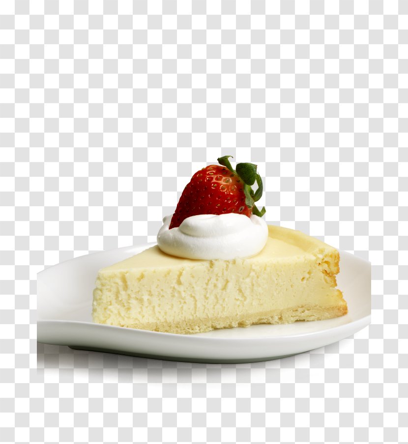 Cheesecake Strawberry Cream Cake Milk Recipe - Dish - Delicious Transparent PNG