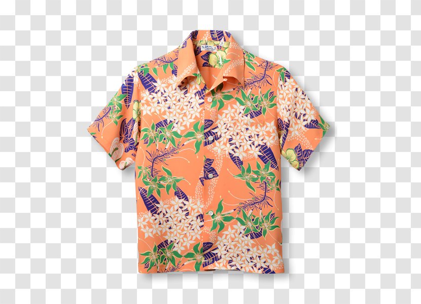 Sleeve Aloha Shirt Chums Omotesando Blouse - Button Transparent PNG