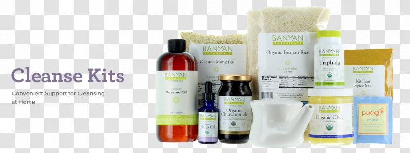Banyan Botanicals Mahanarayan Oil 36 Oz Ayurvedic Cleanse Kit - Shopping List - Deluxe Health Ayurveda SkinProp 65 Herbal Extracts Transparent PNG
