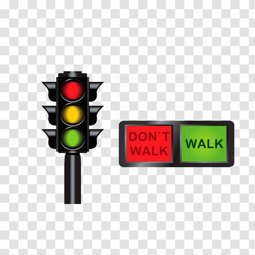 Traffic Light Clip Art - Signaling Device - Lights And Pedestrian Transparent PNG
