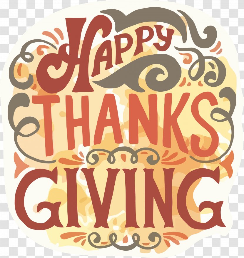 Happy Thanksgving - Label - Sticker Logo Transparent PNG