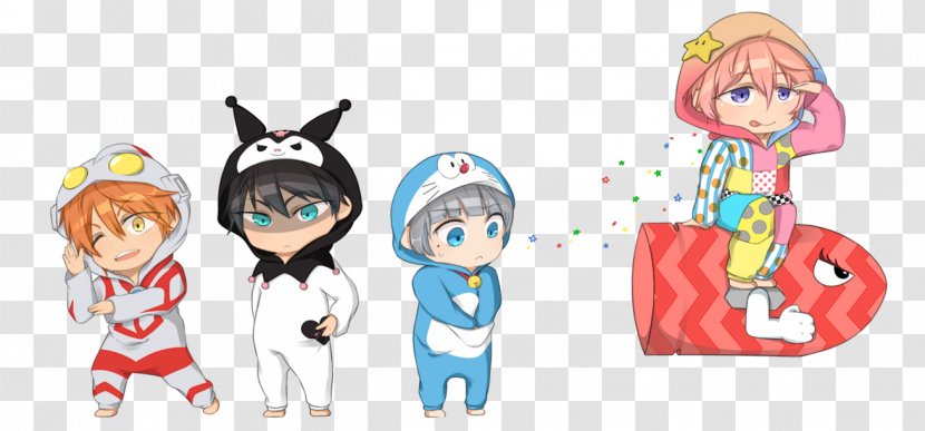 Pajamas Kigurumi Art Character - Watercolor - Kimbap Transparent PNG