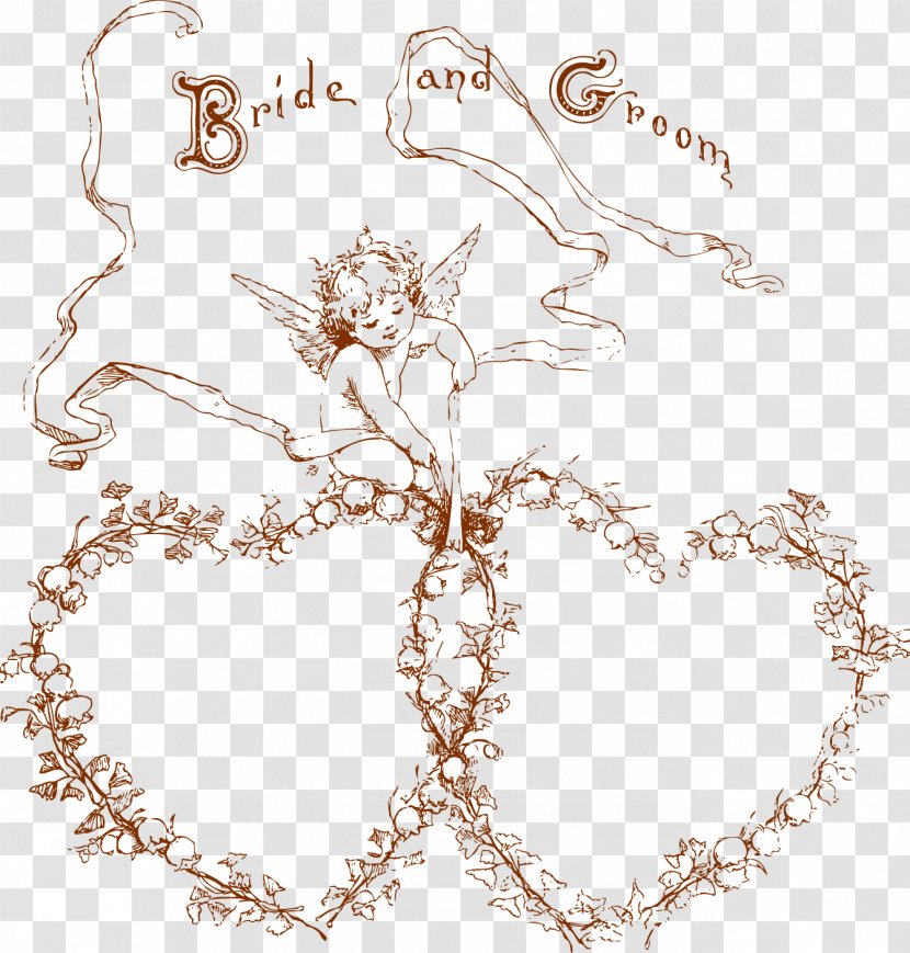 Cupid Drawing - Body Jewelry Transparent PNG