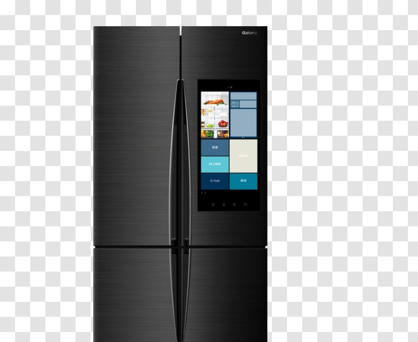 Refrigerator Galanz Freezers Larder Home Appliance - Multimedia Transparent PNG