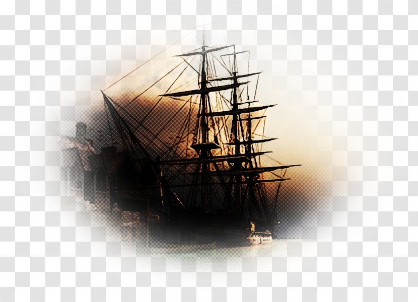 Tall Ship Sailing Clipper Vehicle First-rate - Fullrigged - Galleon Sloopofwar Transparent PNG