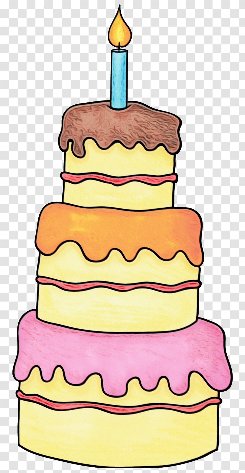 Birthday Candle - Icing - Dessert Baked Goods Transparent PNG