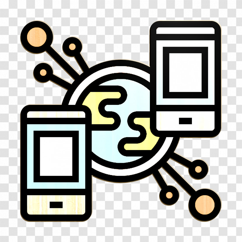 Network Icon Blockchain Icon Mobile Application Icon Transparent PNG