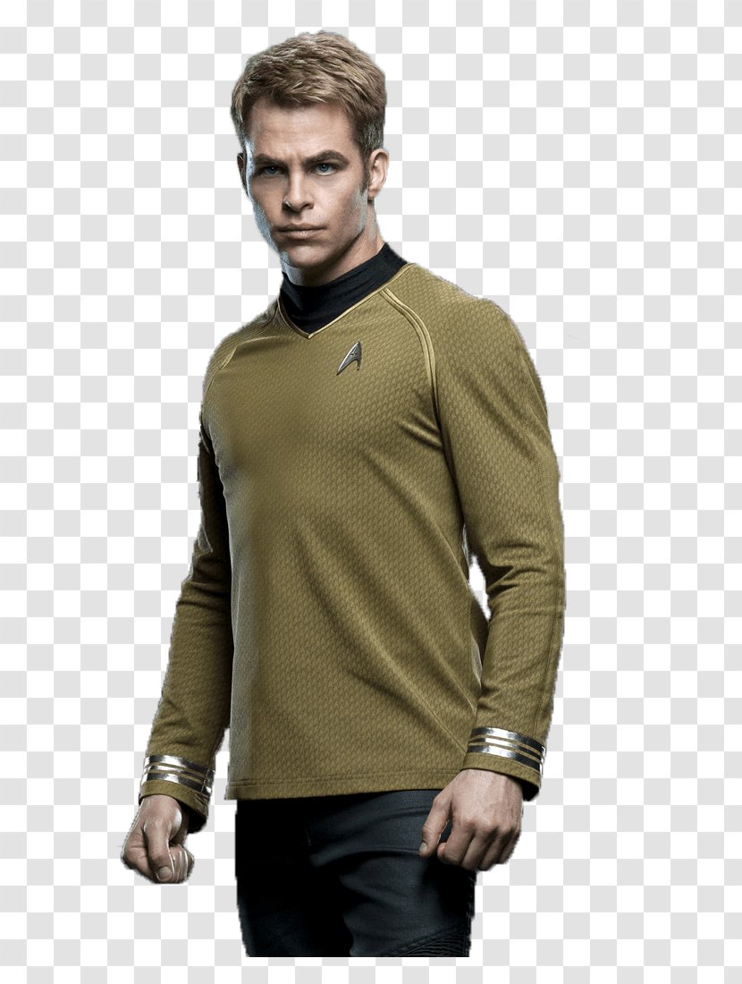 Chris Pine James T. Kirk Leonard McCoy Star Trek Beyond - T Shirt Transparent PNG