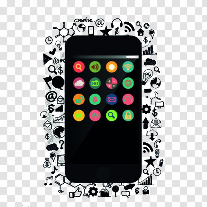 Poster Creativity Icon - Software - Phone Features Transparent PNG