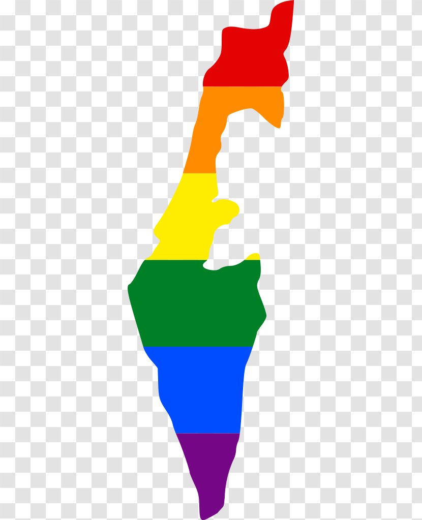 Flag Of Israel LGBT Rights By Country Or Territory Rainbow - Frame - Map Transparent PNG
