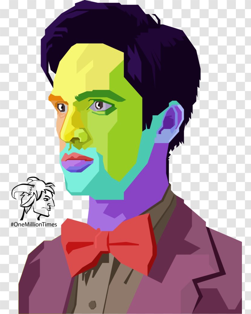 Brendon Urie Panic! At The Disco WPAP Art - Flower Transparent PNG