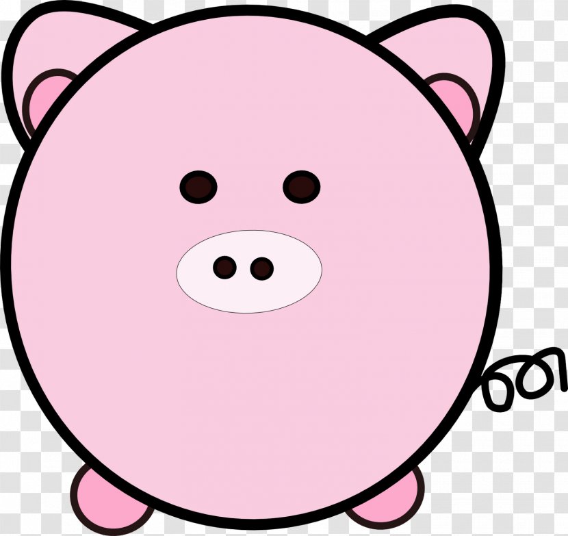 Royalty-free Pig Public Domain Clip Art - Cuteness - Piggy Transparent PNG