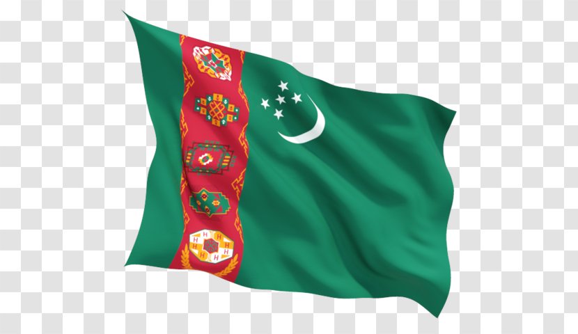 Flag Of Turkmenistan Uzbekistan Image - Stock Photography - Sign Transparent PNG