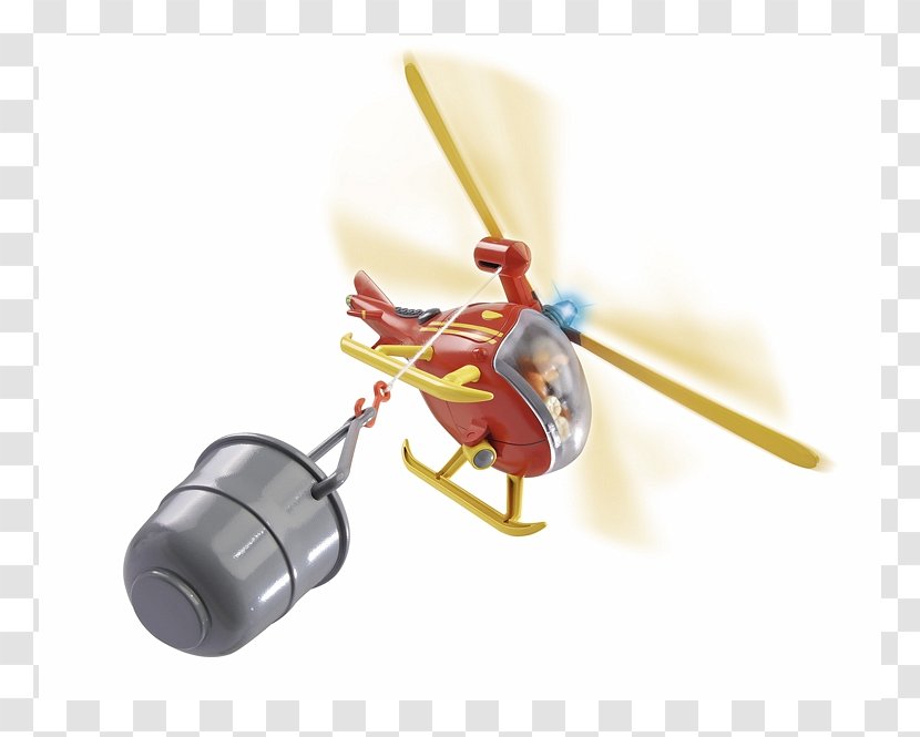 Simba Toys 9251661 Fireman Sam Wallaby Helicopter Playset Firefighter Mountain Rescue Helicopters With Figure Toys/Spielzeug - Child Transparent PNG