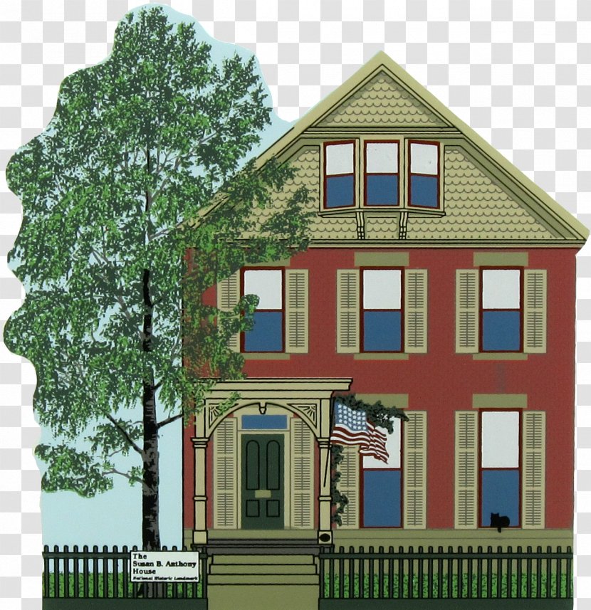 Susan B. Anthony House George Eastman Museum Historic - Elevation Transparent PNG