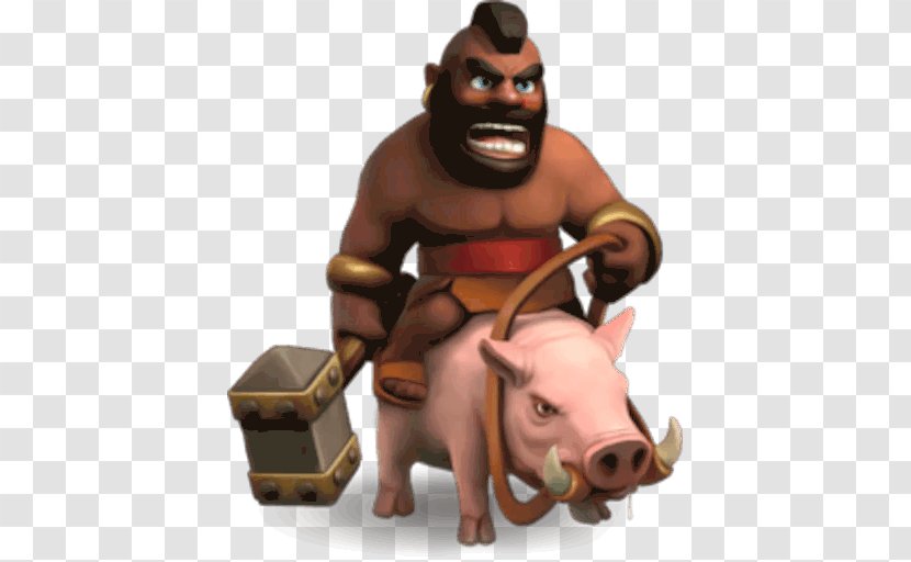 Clash Of Clans Royale Pig Hay Day Rider Transparent PNG